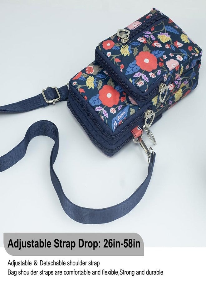 JANKS Universal Small Crossbody Bag for Women, Nylon Mini Phone Wallet Shoulder Bag Arm Bag Side Cell Phone Purse Over the Shoulder Purse Travel Pouch for Women - Image 4