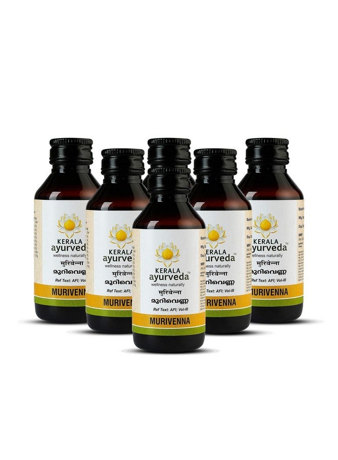 Kerala Ayurveda Kerala Ayurveda Murivenna Thailam for Burns, Cuts & Sprains - 100 ml | Ayurvedic Oil for Joint Pain and Swelling | First Aid Box Oil for Pain Relief & Wound Healing | Infused with Aloevera (Pack of 6)  - Image 1
