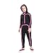 HSCTEK Light Up Stick Figure Costume Kids Led Stick Man Costumes Child Boys Girls Halloween Glow in Dark Stickman Cosplay ToddlerPink 4 - Image 3