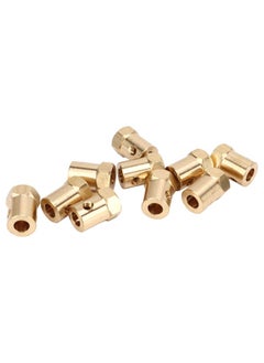 Thoraya Hex Shaft Coupling 6mm Brass Flexible Coupler Joint for RC Motor Car Tires Shaft 10pcs  - Image 5