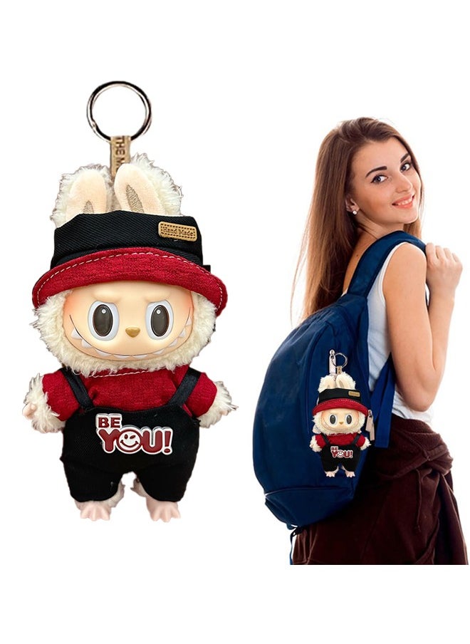 POP Pop Mart Labubu The Monsters Tasty Macarons Toffee Vinyl Plush Pendant + Doll Clothes  - Image 2