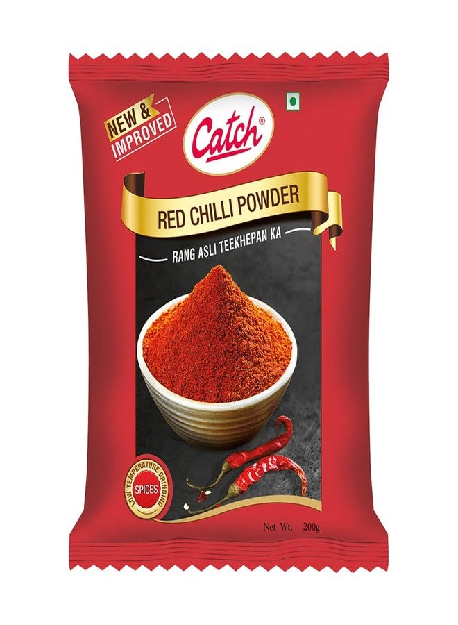 Catch Red Chilli Powder 200g (7.05 oz) | Hot & Spicy Ground Red Pepper | Authentic Indian Lal Mirch for Spicy Curries & Seasoning | High Pungency | Non-GMO - Image 1