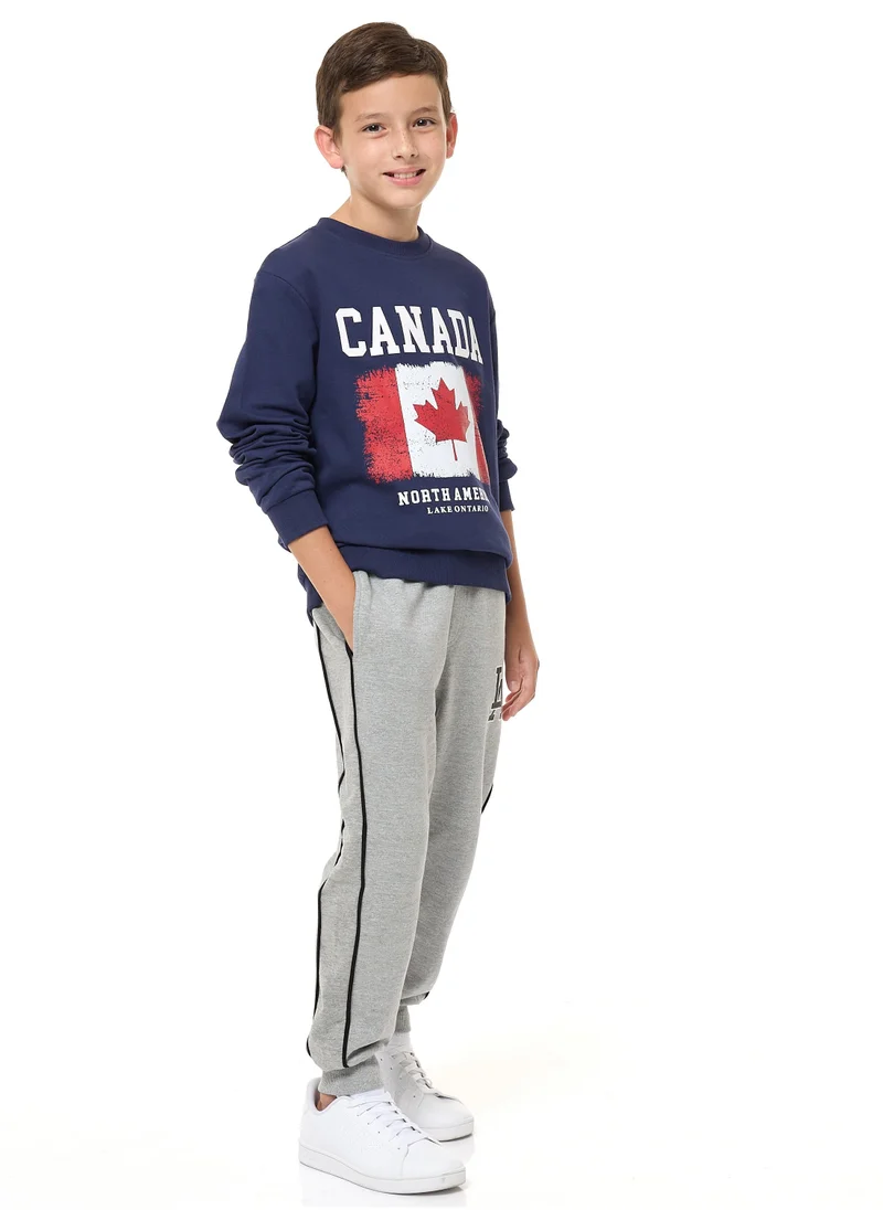 victor and jane Boys' Sweatshirt  (8-14yrs) Navy