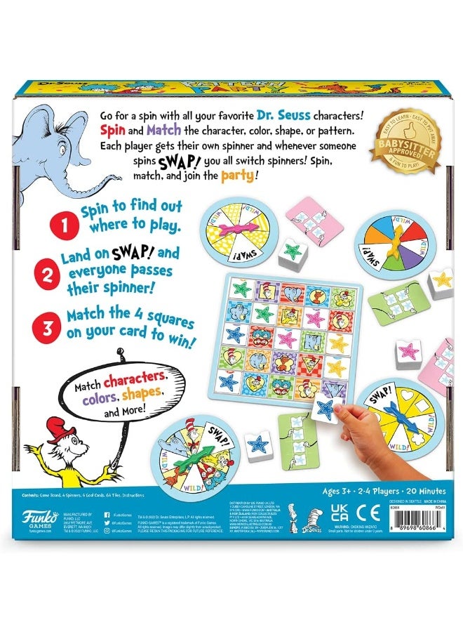 Funko Dr. Seuss Pattern Party Game - Image 2