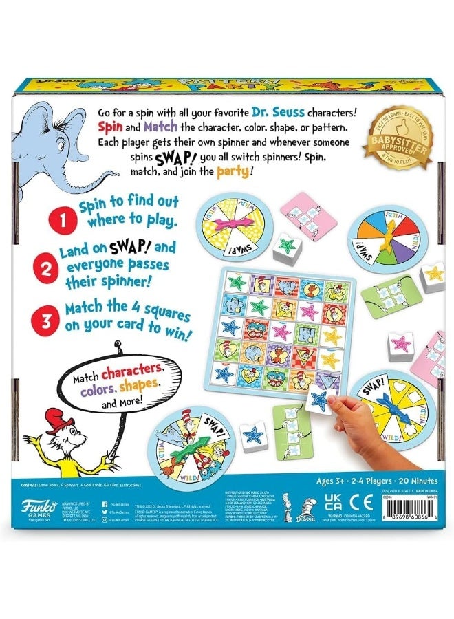 Funko Dr. Seuss Pattern Party Game - Image 3
