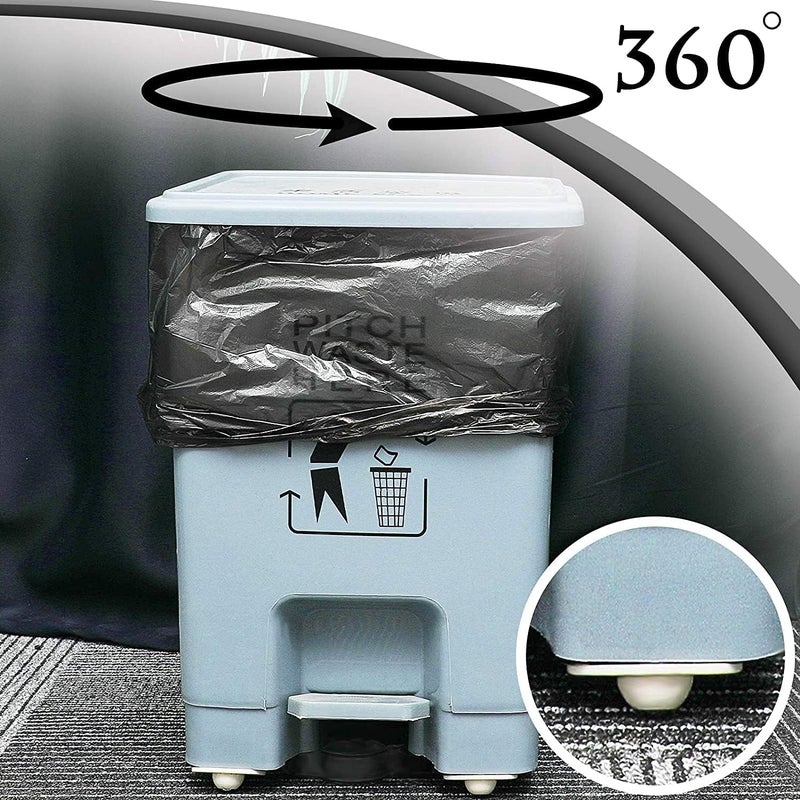 SWIPIO 16Pcs Self Adhesive Mini Swivel Casters WheelsUniversal Wheels at The Bottom of The Storage Box Swivel Caster Wheels 360 Degree Rotation Pulley for Furniture Various Storage Boxes 16 - Image 3
