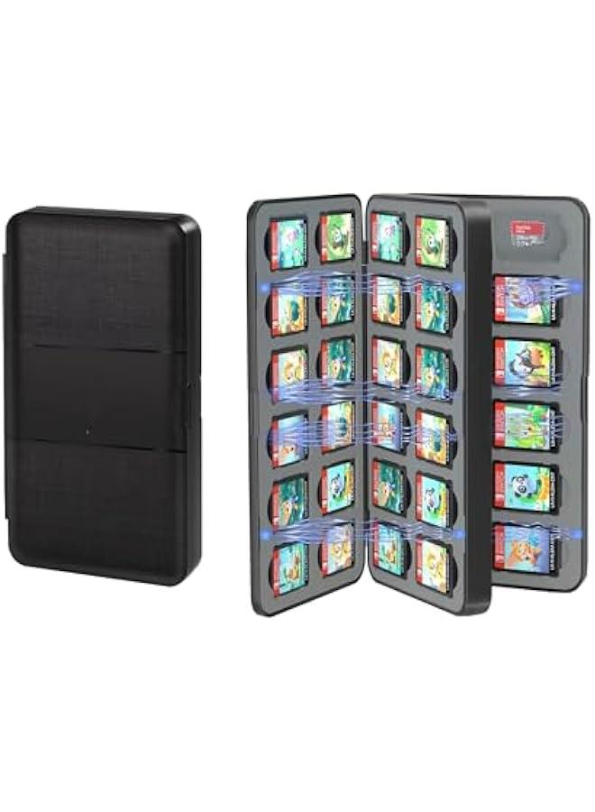 48 Game Card Case Compatible for Nintendo Switch OLED 2021/Switch/Switch lite, 48 Game Holder Cartridge Case Compatible for Switch Game Cards , Compact  Portable Game Storage Case Box - Image 1