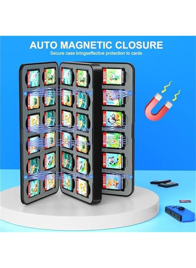 48 Game Card Case Compatible for Nintendo Switch OLED 2021/Switch/Switch lite, 48 Game Holder Cartridge Case Compatible for Switch Game Cards , Compact  Portable Game Storage Case Box - Image 4