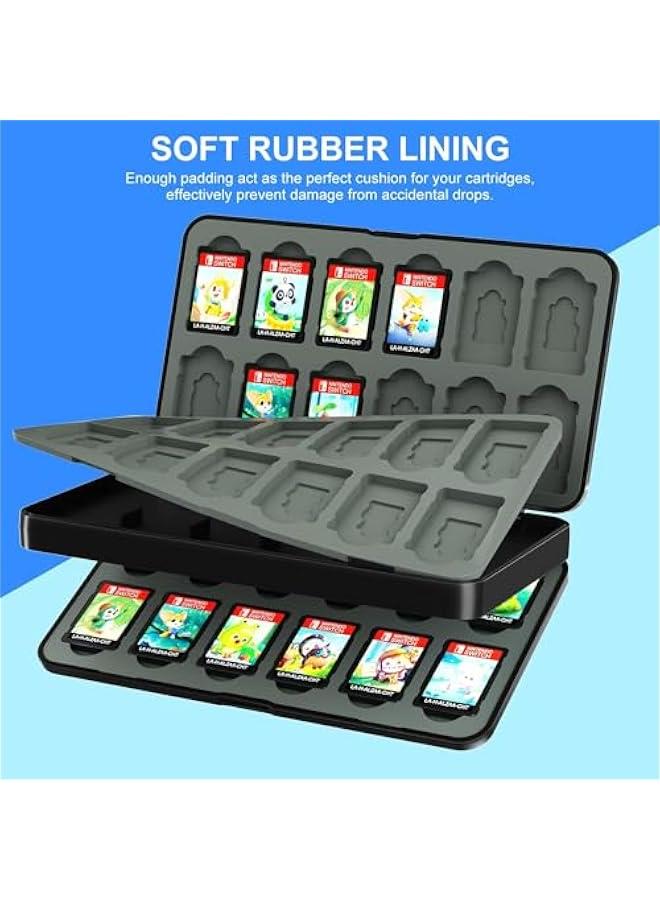 48 Game Card Case Compatible for Nintendo Switch OLED 2021/Switch/Switch lite, 48 Game Holder Cartridge Case Compatible for Switch Game Cards , Compact  Portable Game Storage Case Box - Image 5