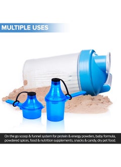 The Scoopie The Scoopie, 15 cc | 1 tbsp | 1/2 fl oz. | 14.8 mL Plastic Short Handle Scoop with Attached Funnel, Measuring Spoons for Powders, Coffee, Pet Food, Protein, Spices and Other Dry Goods (1 Pack, BLACK)  - Image 3