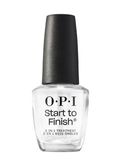 OPI علاج 3 في 1 من البداية إلى النهاية، شفاف، 15 مل  - Image 1