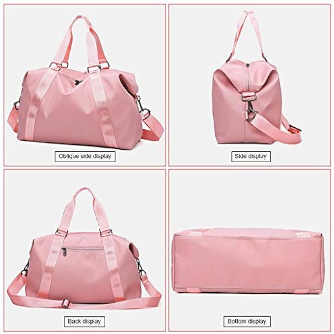rayihni AntiTheft Metal Zippers Gym Duffel Bag - Image 5