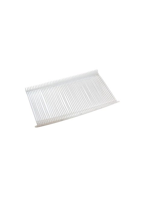 2 Inch Clear Standard Card Pins 5000 Staples Regular Labeling Gun Clips Suitable for Standard Card Guns, to Pin Cloth Cards