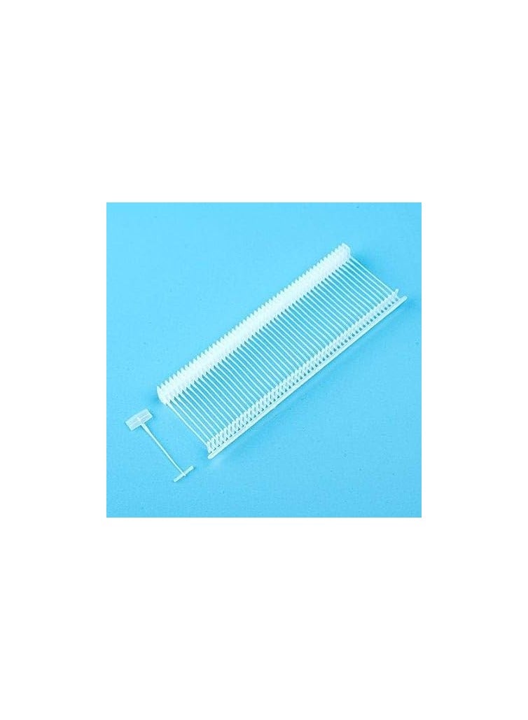 2 Inch Clear Standard Card Pins 5000 Staples Regular Labeling Gun Clips Suitable for Standard Card Guns, to Pin Cloth Cards - Image 4