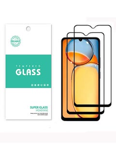 2 Pack for Redmi 13C/POCO C65 Screen Protector [Support Fingerprint Unlock],  High definition transparent anti-scratch, no bubbles, easy to install
