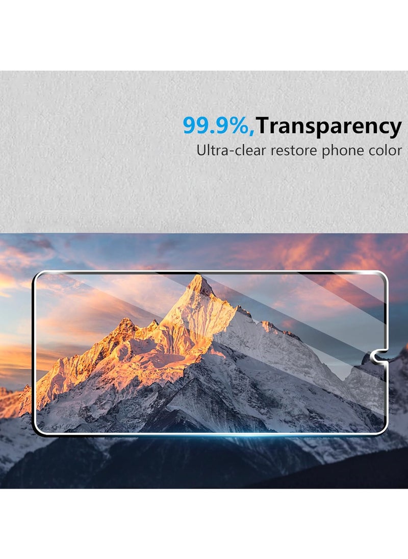 Generic - 2 Pack for Redmi 13C/POCO C65 Screen Protector [Support Fingerprint Unlock],  High definition transparent anti-scratch, no bubbles, easy to install - Image 1