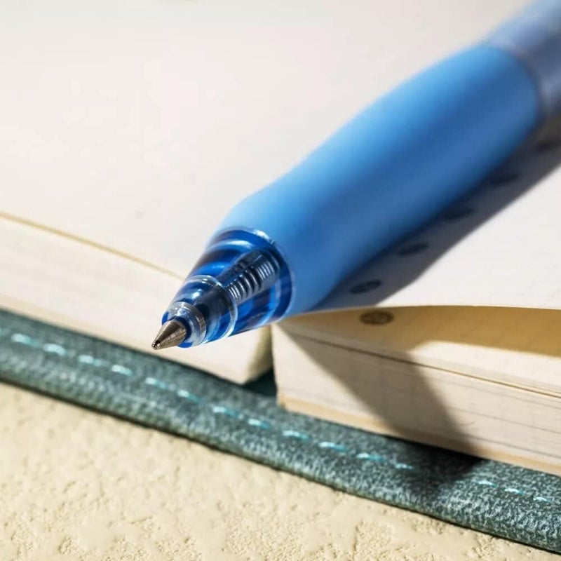 Deli Premium Comfort Grip Quick Dry Bullet Tip Gel Pen 12 Pieces Set, 0.5 Mm Tip Size, Black - Image 1