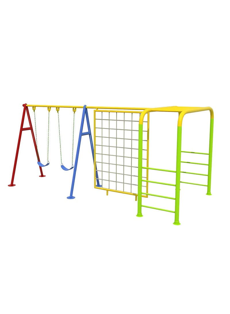 Myts Swing & Monkey Bars Combo Assorted Monkey Climbing Hanging Bars & Swing - Image 3