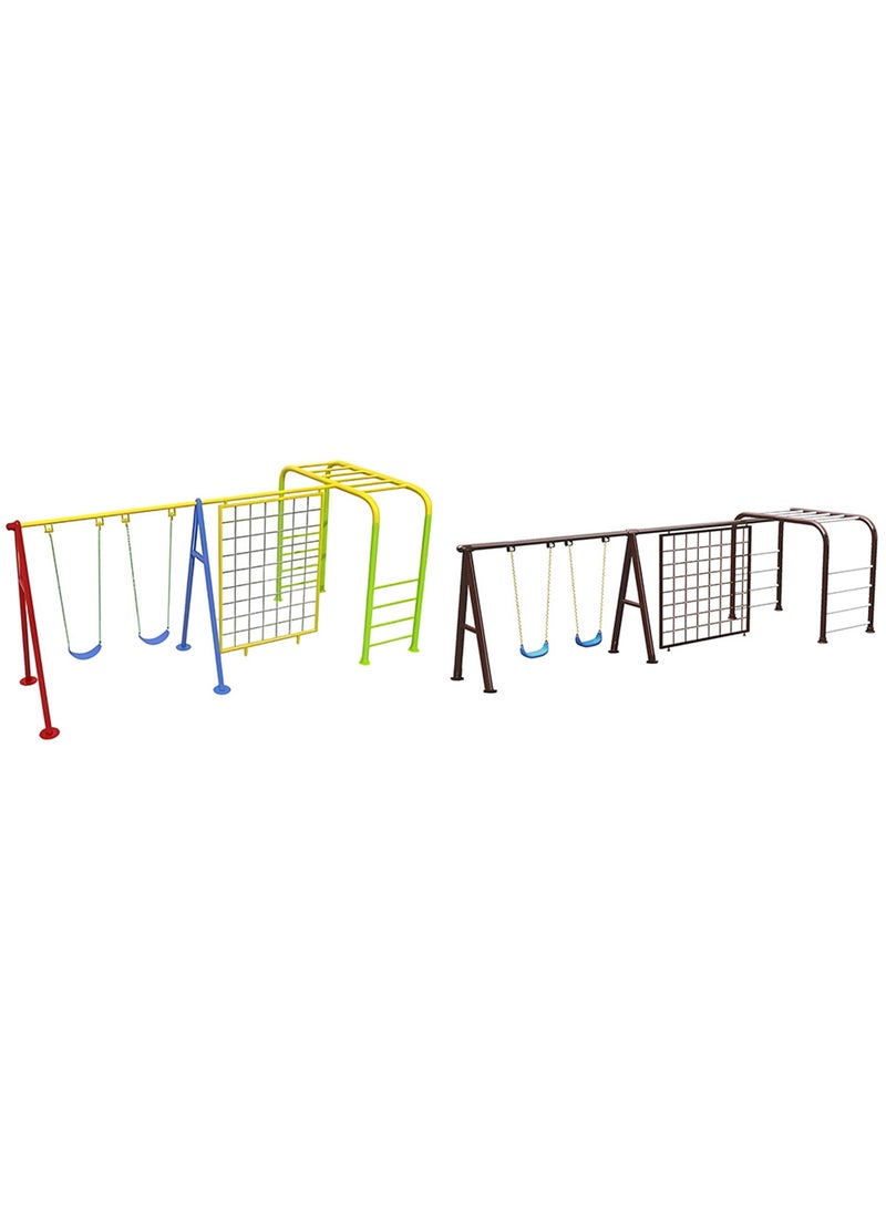 Myts Swing & Monkey Bars Combo Assorted Monkey Climbing Hanging Bars & Swing - Image 4