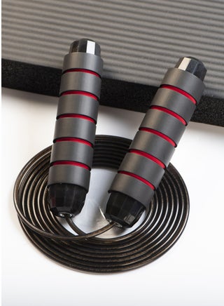 CoolRabbie Skipping Jump Rope, Tangle-Free Rapid Speed Jumping Rope Cable with Ball Bearings for Women, Men, and Kids, Adjustable Steel Jump Rope Workout with Foam Handles for Fitness, Home Exercise & Slim Body - pzsku/Z60033FCE6F1199E1D41FZ/45/1748436693/c13d65b7-ac66-489e-9f46-45d1fb64b86f