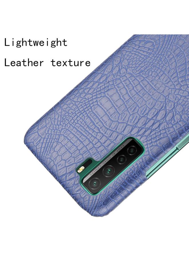Zaboon Case For Huawei P40 LITE 5G/Nova 7 SE Shockproof Crocodile Texture PC + PU Case - Image 4