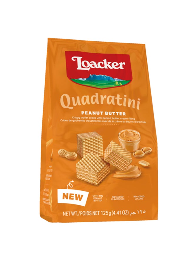 Loacker Quadratini125g PeanutButter