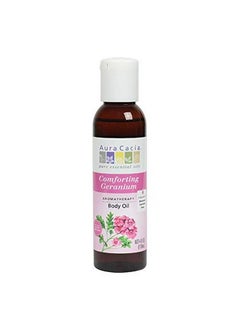 Aromatherapy Body Oil Comforting Geranium 4 Fl Ounce (118 Ml) Liquid