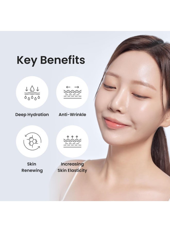 Lepique Retinol Night Cream 50ml - No.1 Korean Premium Overnight Repair Cream for Face and Neck - Collagen, Centella - Anti aging Skin Cream, Moisturizer Face Cream, (Unscented, with Spatula) - Image 5