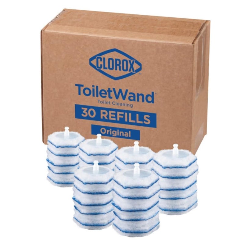 Clorox ToiletWand Disinfecting Refills, Disposable Wand Heads, 30 Count (Package May Vary) - Image 1