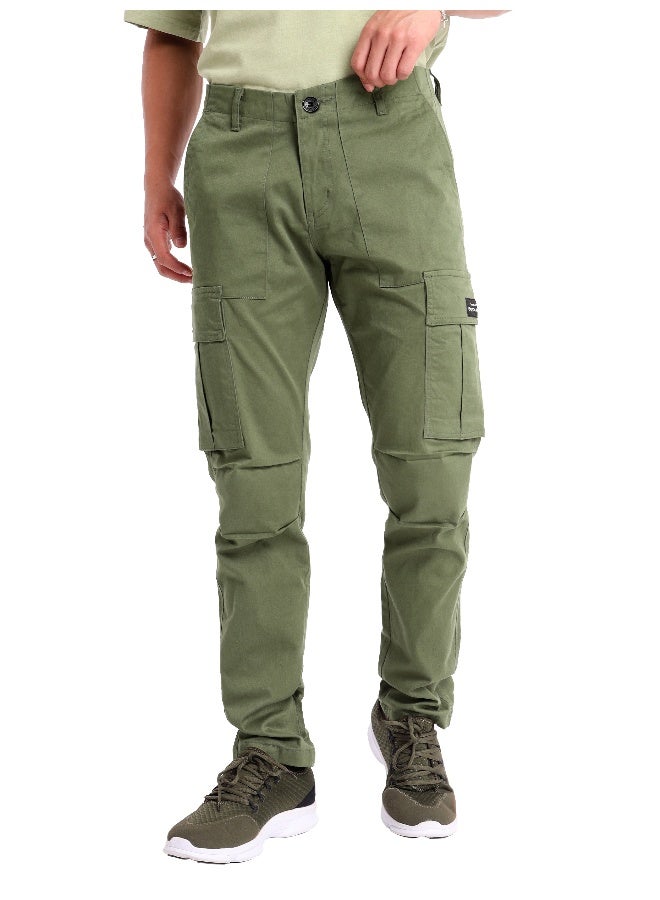 بيونغ بنطلون كارجو رجالي أخضر مريمي - Image 1