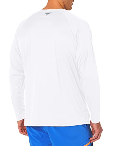 Columbia Mens PFG Terminal Tackle Long Sleeve Fishing Shirt WhiteNightshade Logo 3X - Image 3