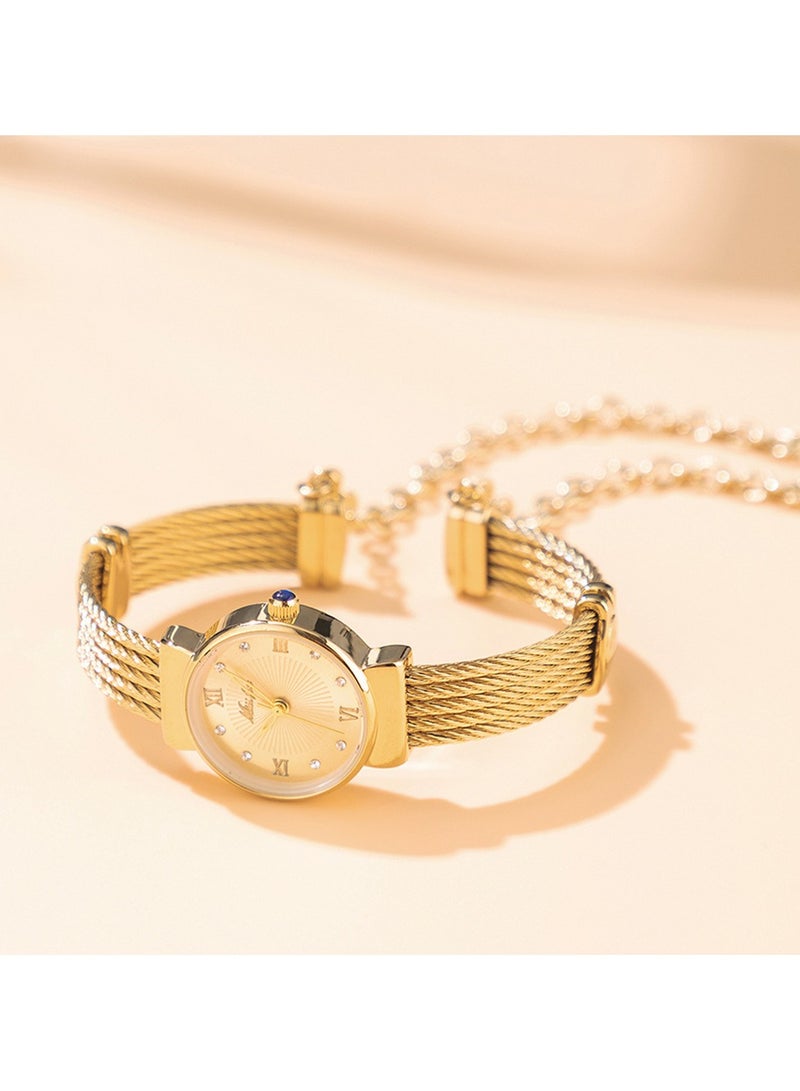 MISS FOX Women's Simple Vintage Bracelet Watch - Image 4