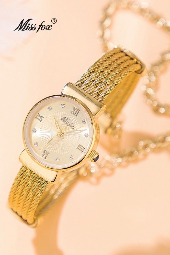 MISS FOX Women's Simple Vintage Bracelet Watch - Image 1