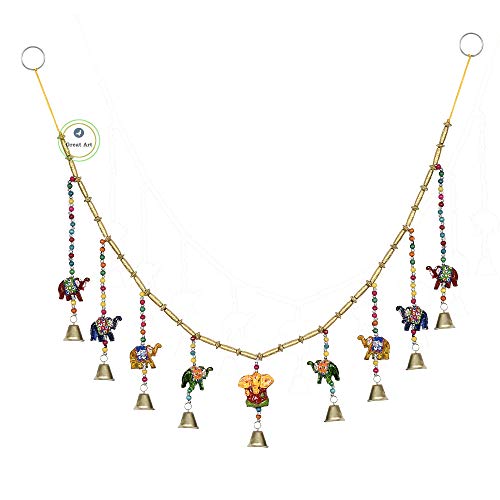 Great Art Torans for Entrance Door Home Decoration, Mandir Decor, with Hanging Door Decoration Items Wedding,Handicraft and Office Decor Latest Bandarwal Festive Diwali(Length 36 inch)-Style-3 - Image 3