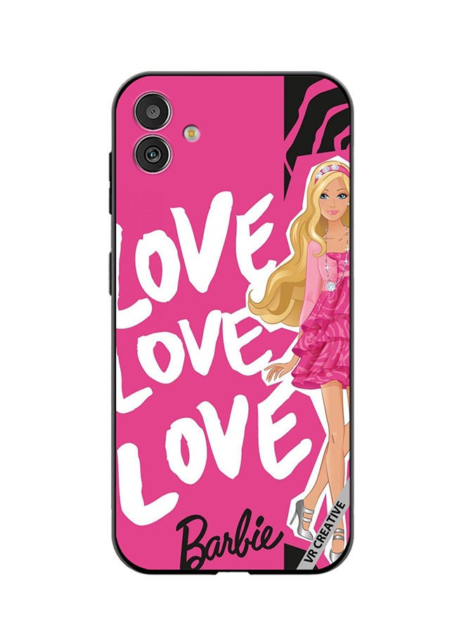 VR CREATIVE Protective Case Cover For Samsung Galaxy M13 5G Love Barbie Design Multicolour - Image 1