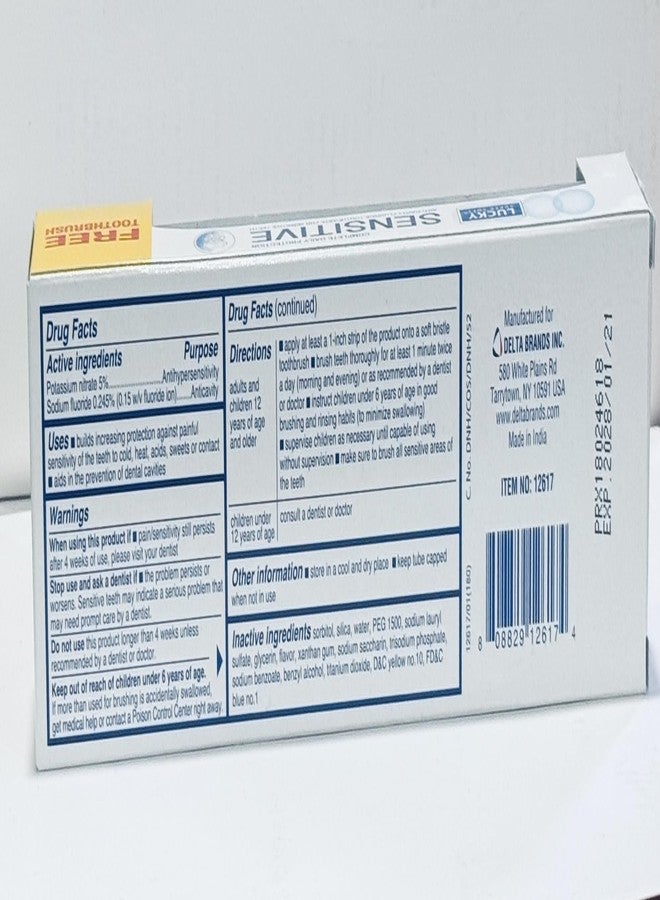 Complete Daily Protection Sensitive Toothpaste with Brush - Image 3