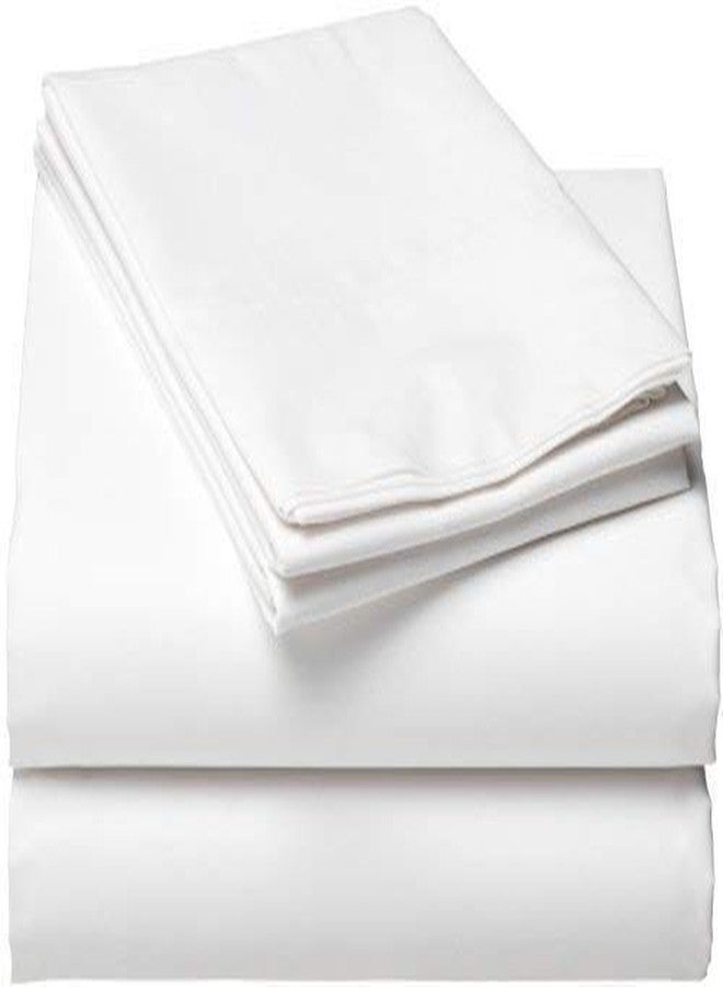 DESI DHANG White Cotton Single Bedsheet, 140 cm X 220 cm Without Pillow Cover, Solid, Pack of 1 - Image 2