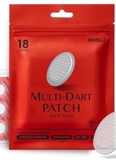AVARELLE Multi-dart Spot Tech Microneedle Patch by Avarelle | Acne Patches for Early-stage Blemish, and Stubborn Deep Rooted Pimples | Facial skin Acne dots for spots, | Vegan, Cruelty Free Certified, Carbonfr  - Image 1