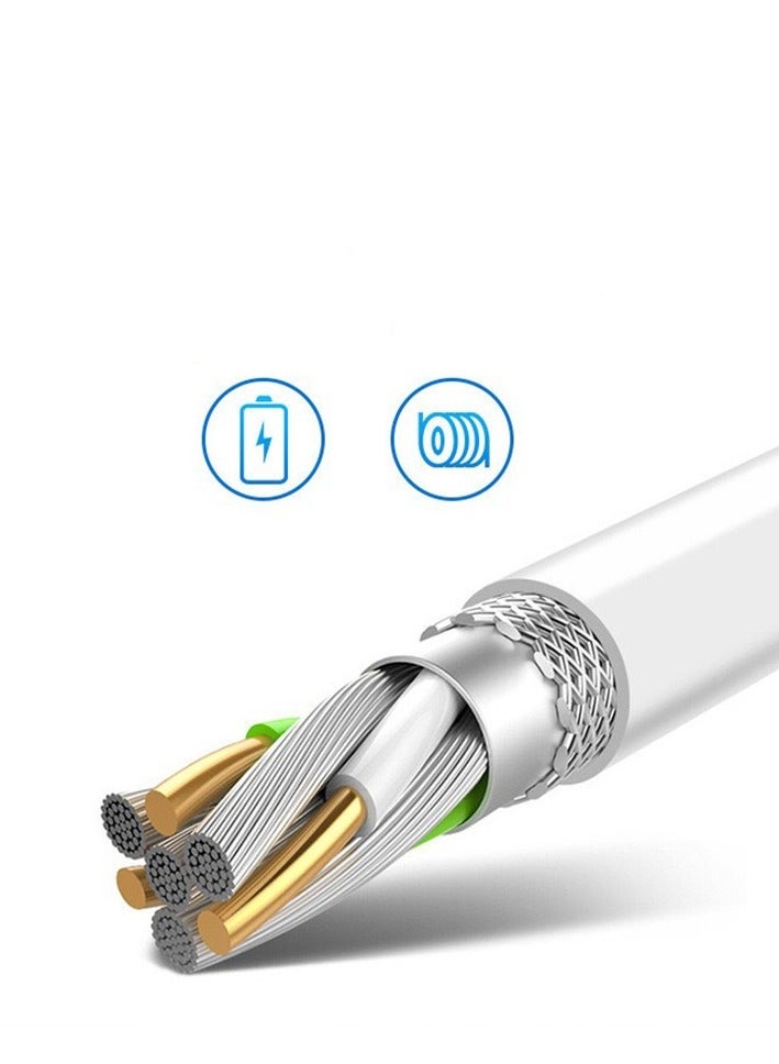 Type C 3-in-1 Fast Charging for iPhone&Watch(1.2m)White，Premium Charger Cable，Smart Watch Magnetic Cable For Watch Series 9 8 7 6 5 4 3 2 1 SE1 SE2 & iPhone 15/14/13/12/11 - Image 4