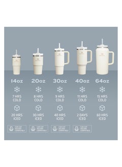 Stanley Stanley Quencher H2.0 Tumbler with Handle & Straw 40 oz | Twist On 3-Way Lid | Cupholder Compatible for Travel | Insulated Stainless Steel Cup | BPA-Free | Fog  - Image 5