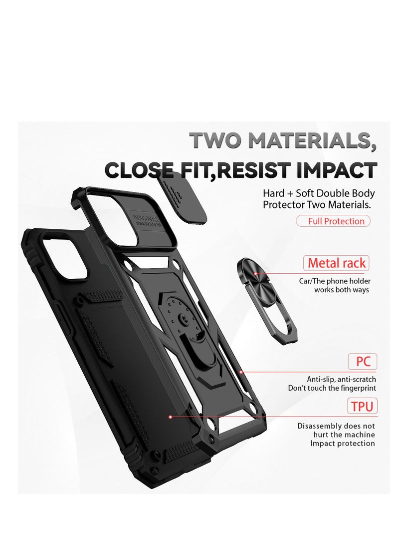 GULFLINK Back Cover Phone Protect Case For iPhone 14 Black - Image 2