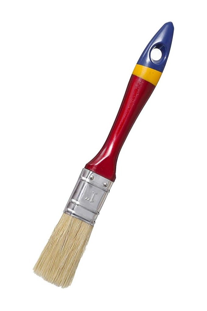 1-Inch Flat, Exterior Brush - Wall Paintbrush