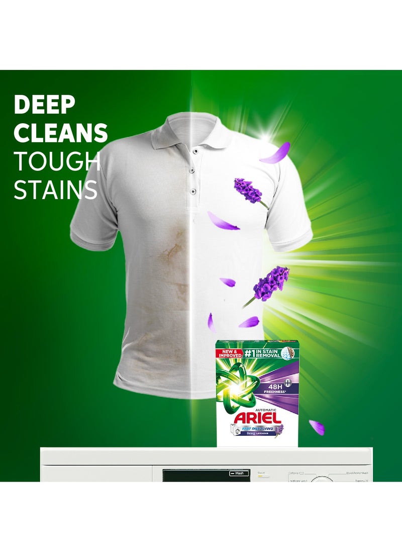 Ariel - Fast Dissolving Laundry Detergent Powder With Lavender 9kg - Image 1
