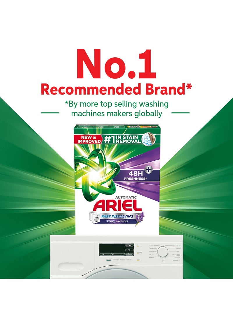 Ariel - Fast Dissolving Laundry Detergent Powder With Lavender 9kg - Image 1