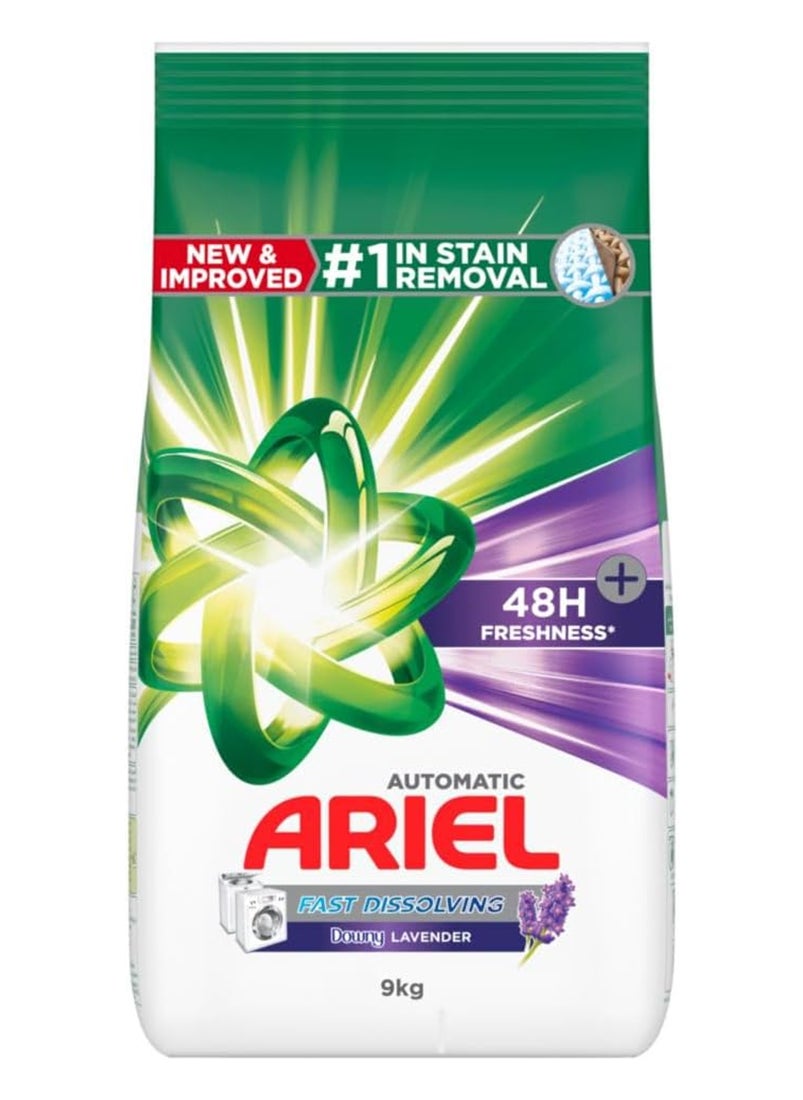 Ariel Fast Dissolving Laundry Detergent Powder With Lavender 9kg  - Image 1