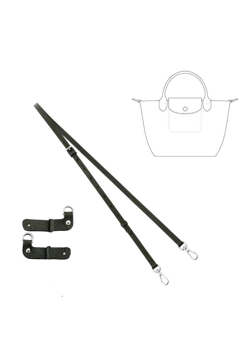 Skycare - Skycare Genuine Leather Purse Straps - Adjustable Shoulder Strap for Longchamp Mini Bags - Image 1