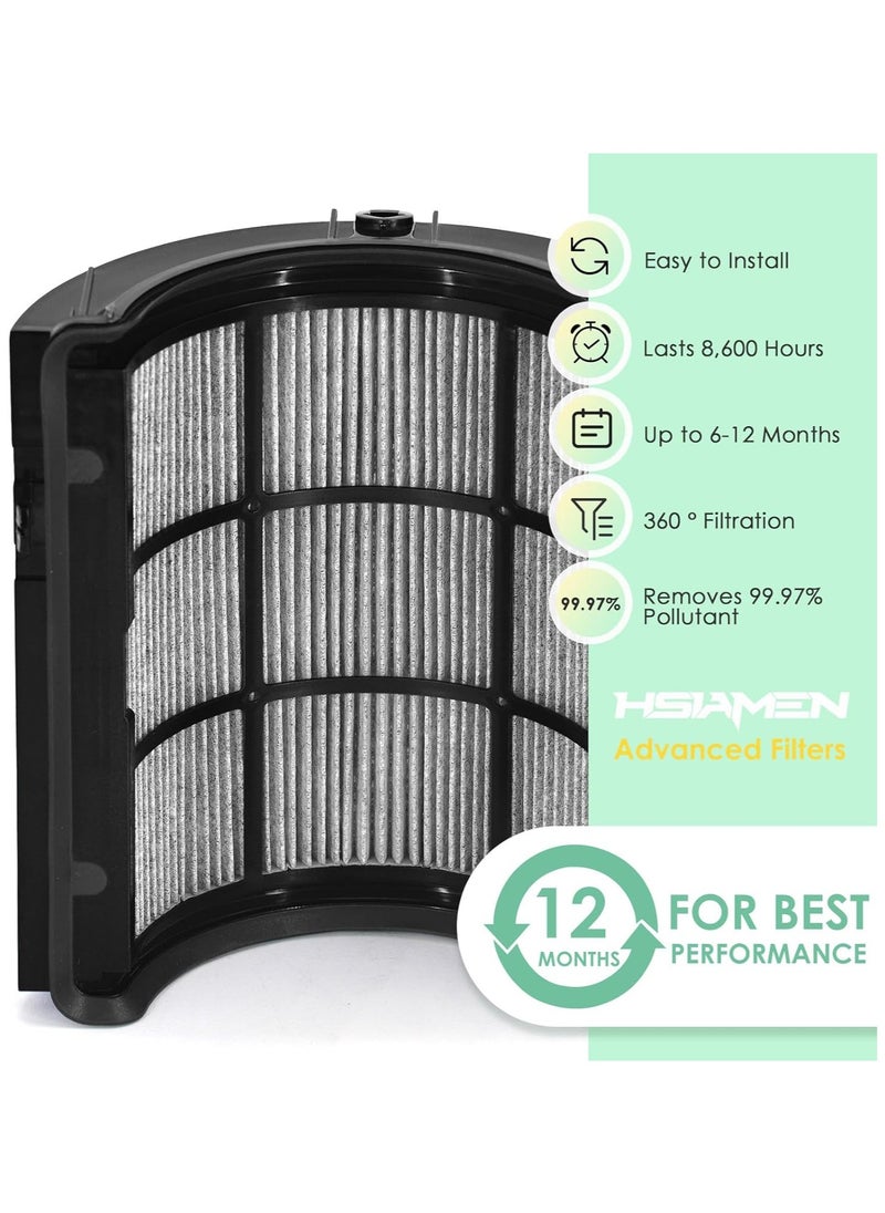Eworld Replacement Filter for Dyson Air Purifier with Cleaning Brush, H13 Grade HEPA + Carbon Filter Compatible with HP04 TP04 DP04 PH04 HP09 TP09 HP07 TP07 HP06 TP06  - Image 3