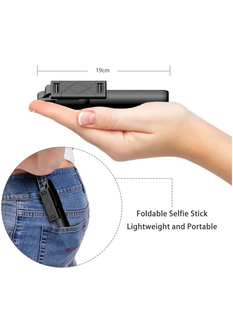 ELTRAZONE - Selfie Stick Tripod, 3 in 1 Extendable Selfie Stick Stand with Wireless Remote Phone Holder Compatible with Android Smartphone and iPhone - Image 1