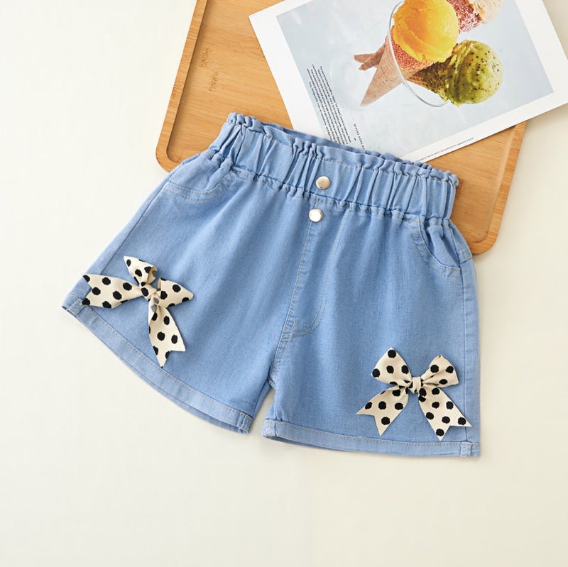 Children'S Wear Denim Shorts Summer Thin Outer Wear Baby Loose Large Children'S Casual Children'S Summer Shorts For Girls - Image 1
