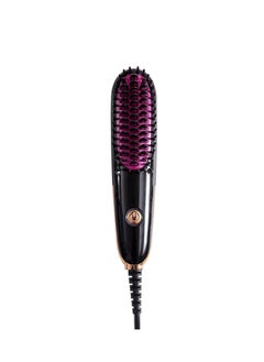General Mini Ionic Straightening Comb – Travel-Friendly Straightener & Curler for Men/Women, Dual-Use Hair Styling Tool  - Image 1